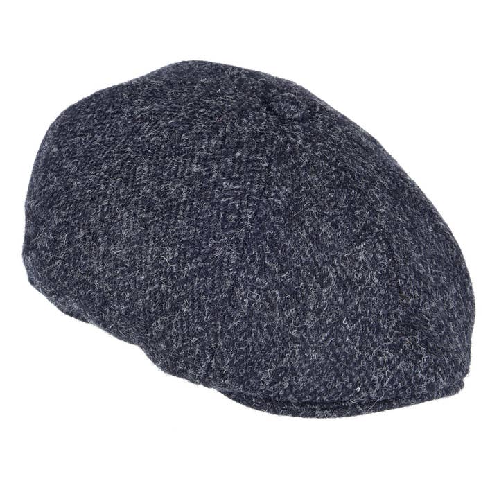 Heather Hats & Accessories - Wholesale Newsboy/Schoolboy Hat - Unisex - ZH015 Arran Harris Tweed 8 Piece Cap