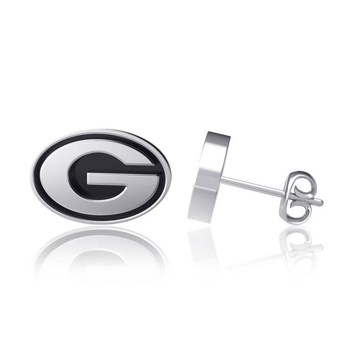 Boucles d'oreilles de l'Université de Géorgie pour la vente par Dayna Designs