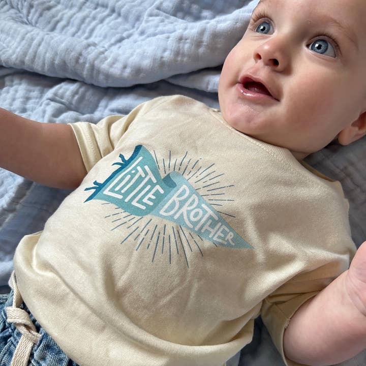 Little Brother T-Shirt for wholesale by Eventide Pennant Co.