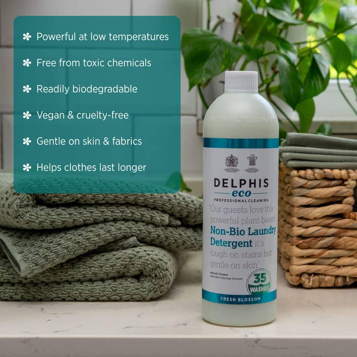 Delphis Eco – wholesale Pulvertvättmedel/tvättmedelstabletter – Tvättmedel utan enzymer 700 ml