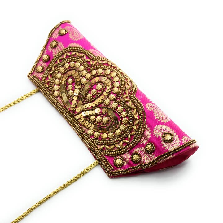 BRANDELIA - Wholesale Clutch Bag - Women's - Clutch Bag Party Bag · Embroidered Ethnic Crafts, Tr8
