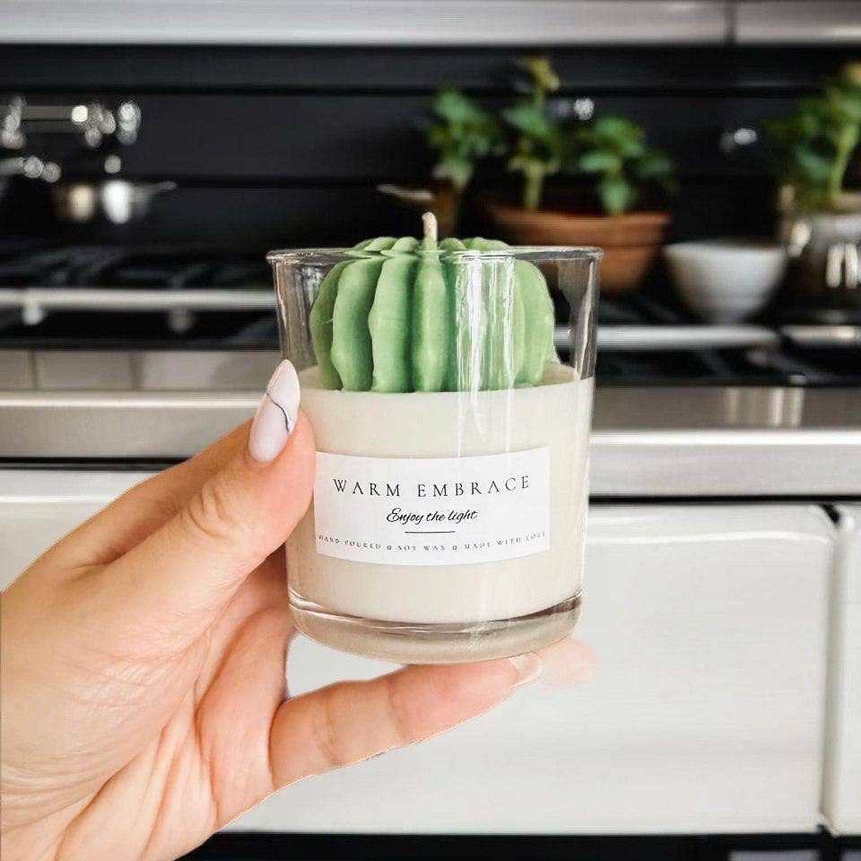 Karly’s Candles - Wholesale Novelty Candle - Handmade Soy Cactus & Succulent Candle Set7