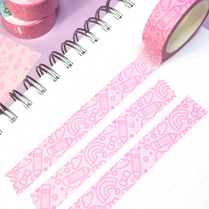 PinkDoodle Washi for wholesale by Nana Sticky Stickers