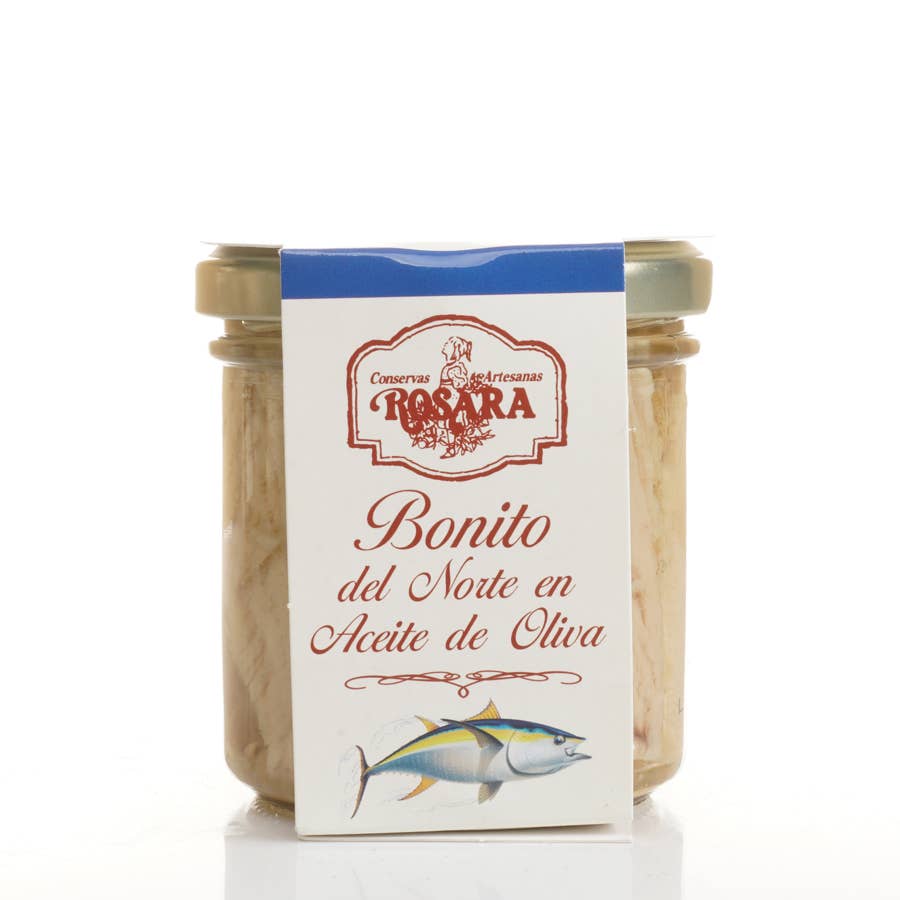 Conservas Rosara - Wholesale Tinned Fish - BONITO DEL NORTE IN OLIVE OIL JAR 167 ml.2