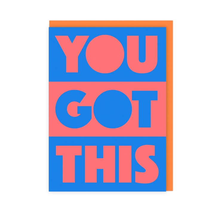 You Got This | Bold Encouragement Greeting Card for Support for wholesale by LoveLossDiscoballs