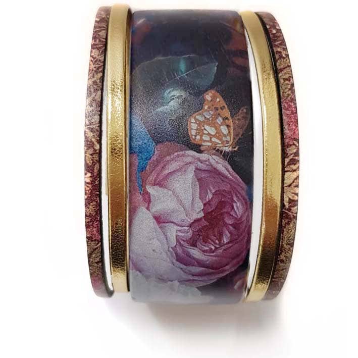 Artificial bracelet, De Heem Flowers, 40 mm for wholesale by FATES, style with a story