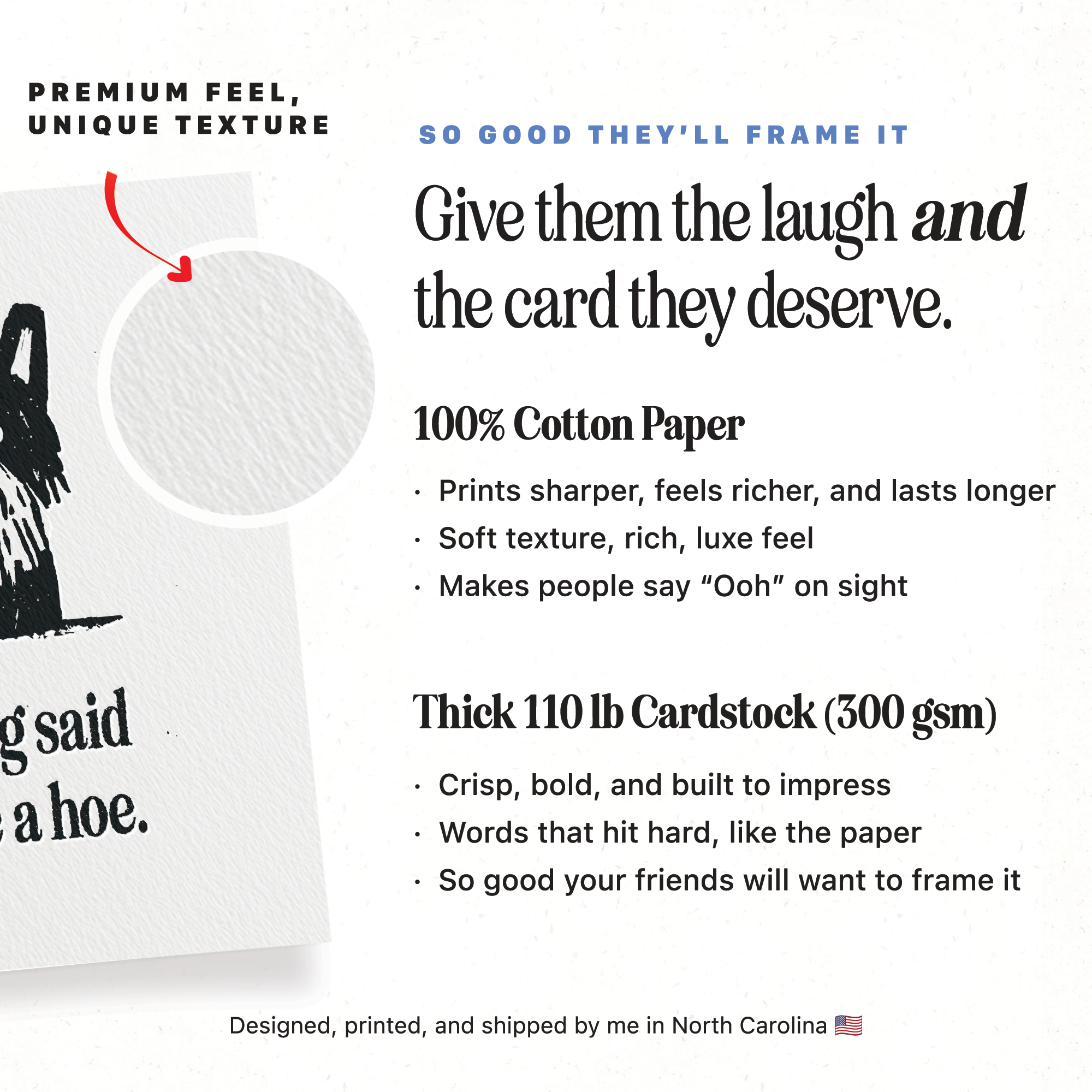 Petty Paper Studio - Vente Carte de vœux classique - Mon chien a dit que tu es une traînée - Carte de vœux quotidienne A21