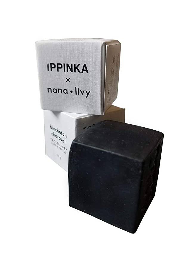 Japanese Binchotan Charcoal Facial Soap for wholesale by IPPINKA North America