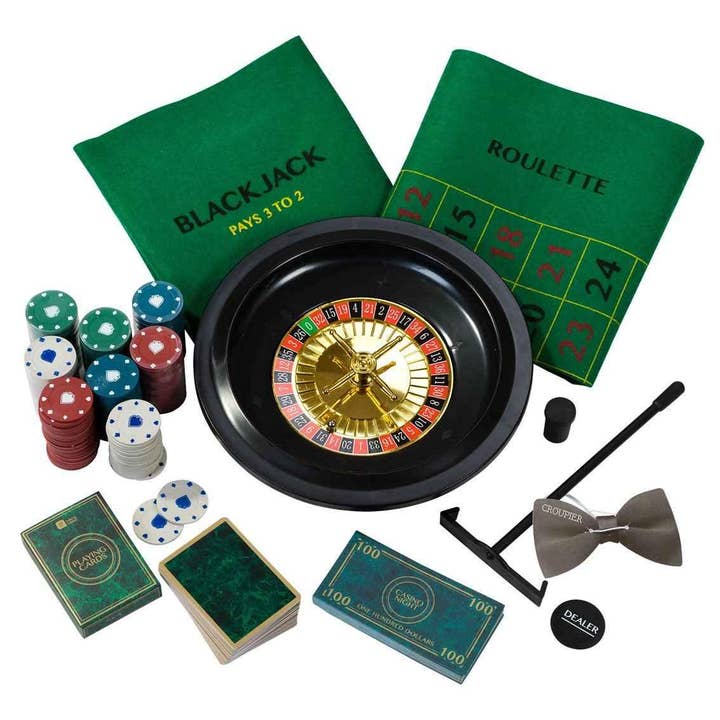 Talking Tables USA - Wholesale Board Game - Casino Night Game Kit | Board Game | Fathers Day Gifts |