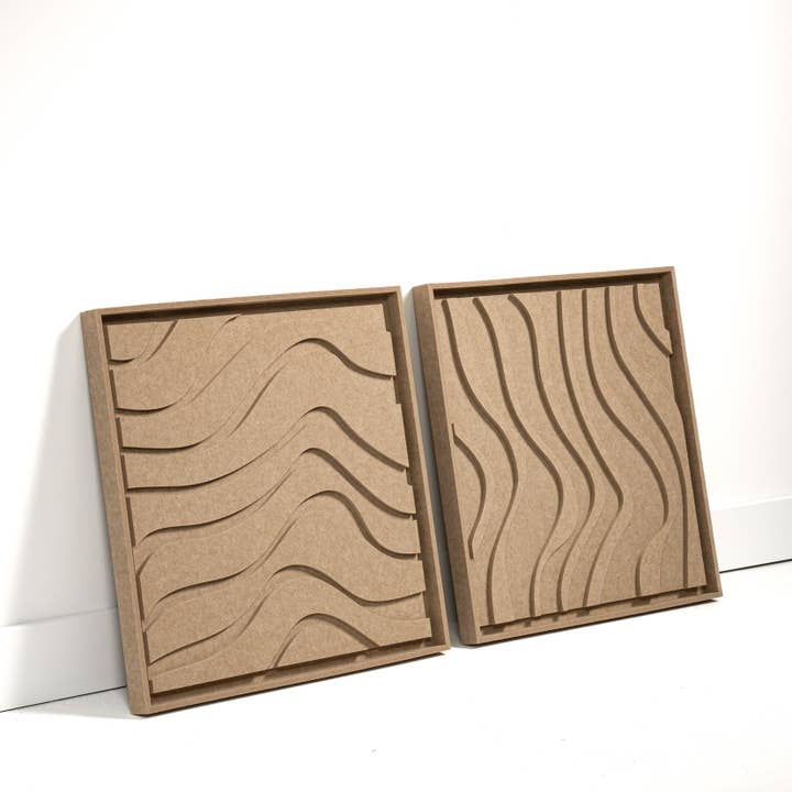 FeltArt Oasis Lys sandbeige Størrelse S 60x60 cm Sæt med 2 for engroshandel hos FeltArt