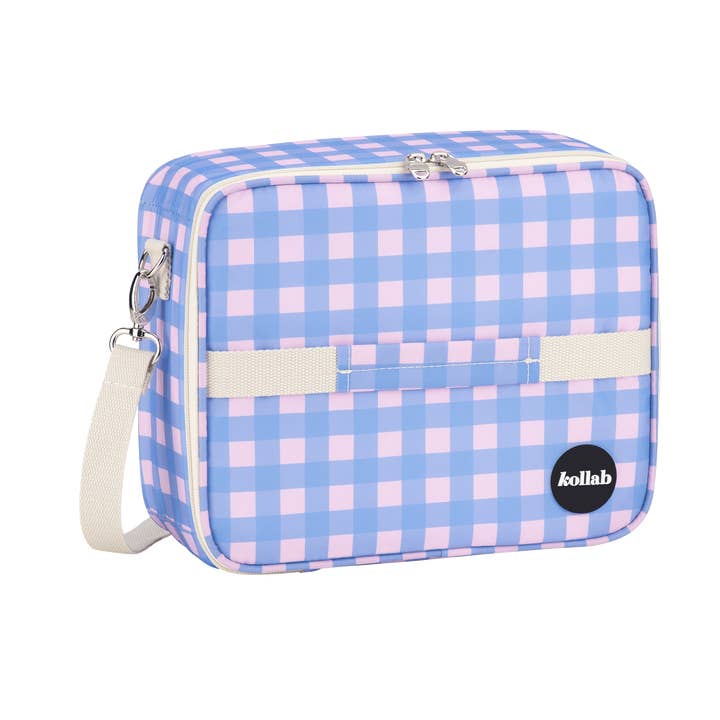 Bento Bag Skyberry Gingham for wholesale by Kollab