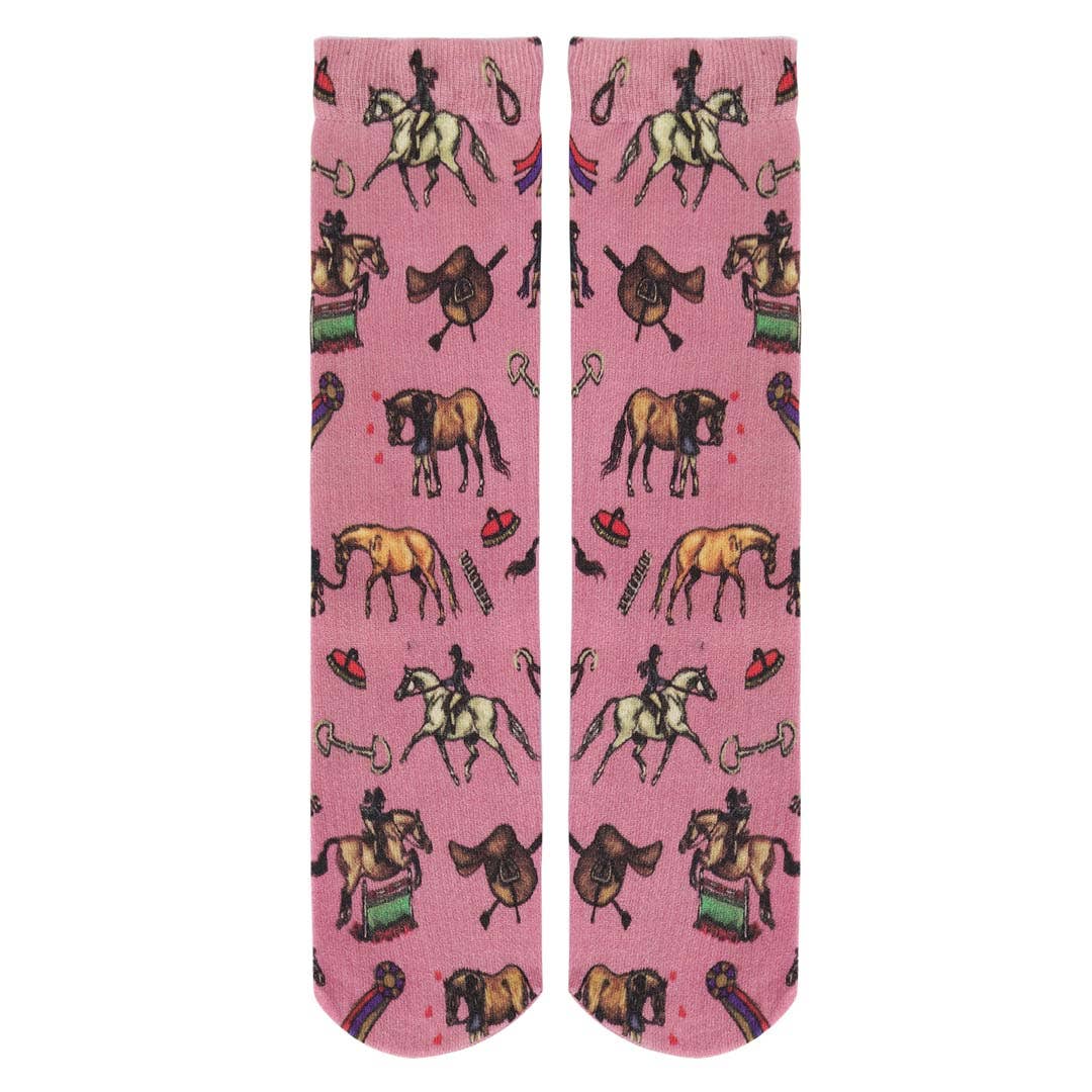 AWST Intl - Wholesale Socks - Kids - AWST Int'l Children's Lila Hunter Ponies Socks5