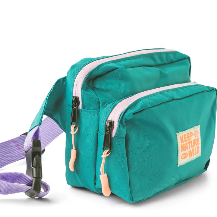 Keep Nature Wild - Wholesale Belt Bag - Unisex - KNW Fanny Pack | Teal/Lavender2