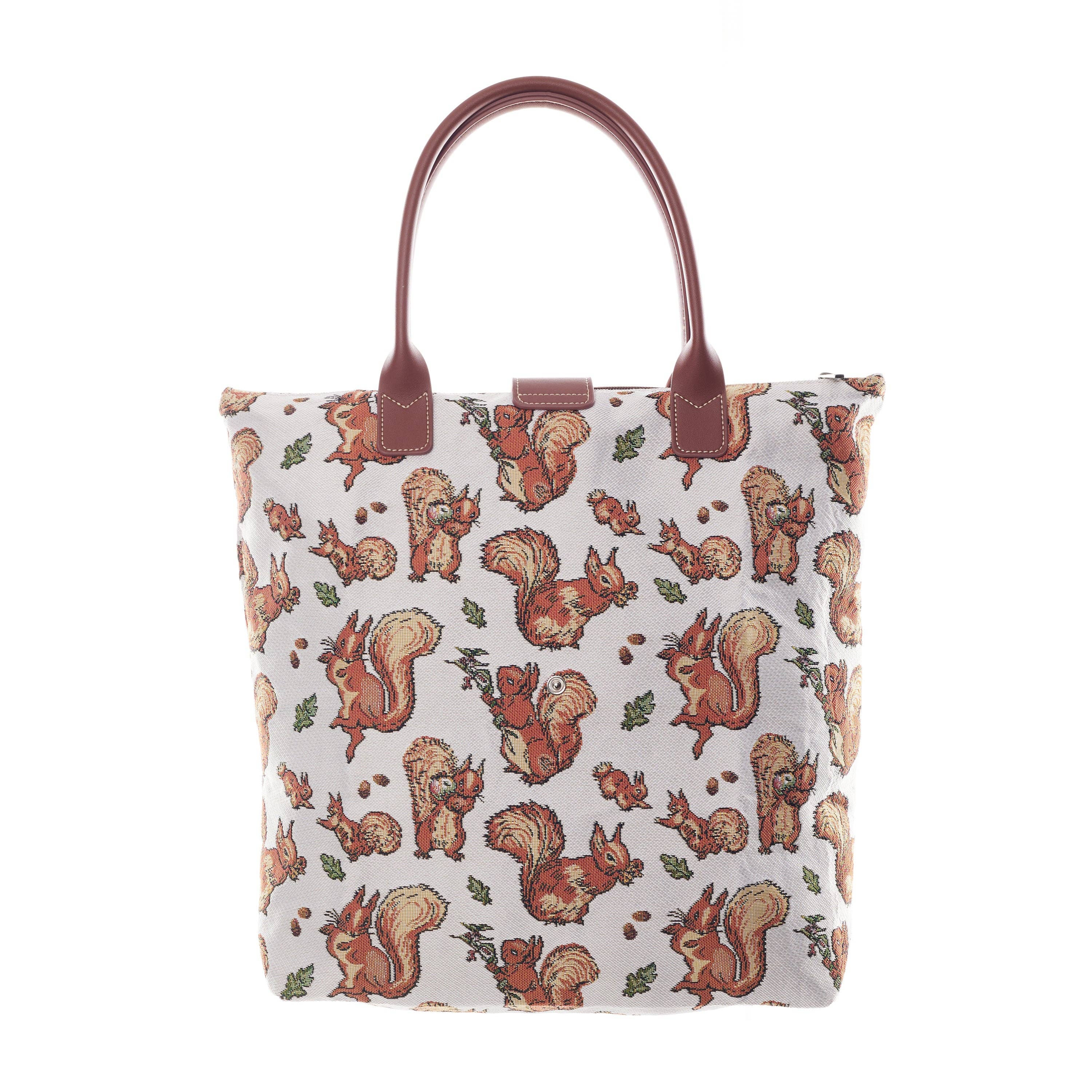 Signare Tapestry - Vendita all'ingrosso Borsa per shopping/spesa - Beatrix Potter™ Scoiattolo Nutkin - Borsa Pieghevole2