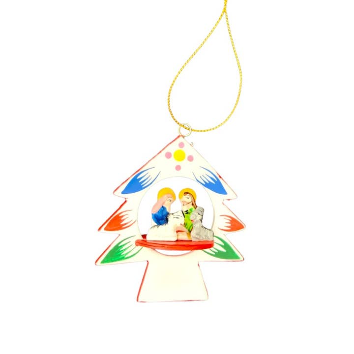 Décoration de la crèche en bois pour la vente par Sedona Spirit