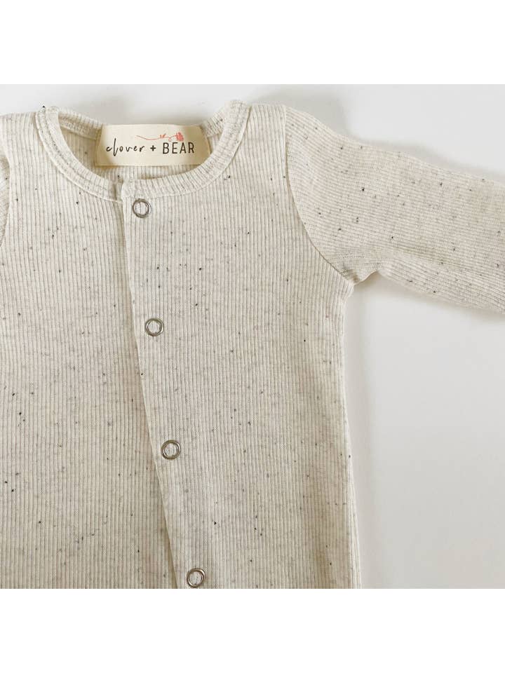 Clover and Bear - Vente Barboteuse – bébé - Cache-couche à pieds | Milk Sprinkle2