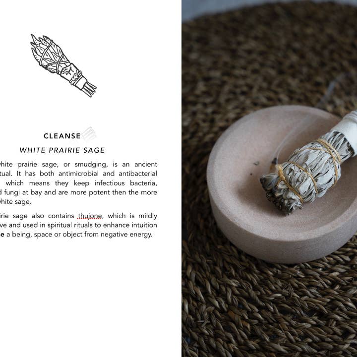 THE BARN – wholesale Sage bundle – RETAIL START BOX (mayan copal, palo santo + prairie sage)6