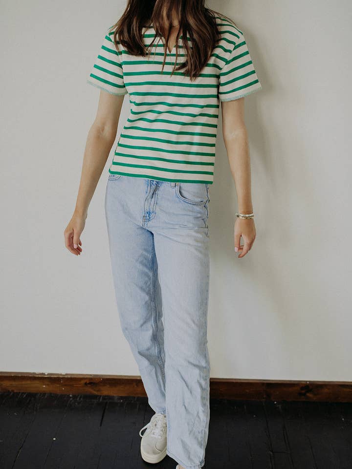 Summer Camp - Wholesale T-Shirt - Women's - Bille T-Shirt Striped2