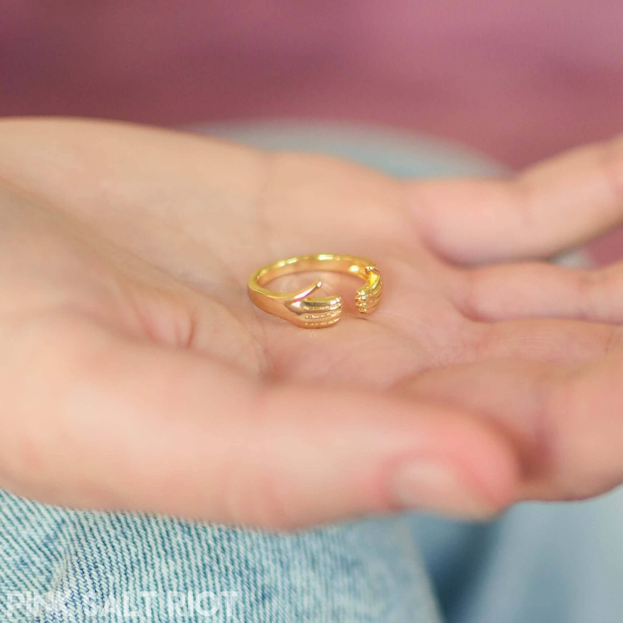 Pink Salt Riot - Vendita all'ingrosso Anello midi/a fascia - Anello «L'abbraccio del Padre»6