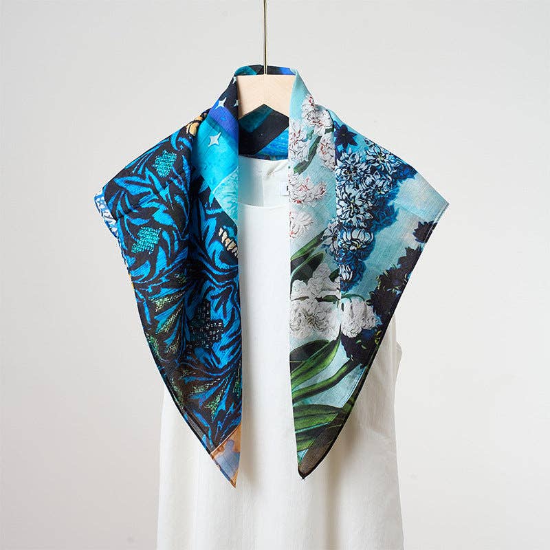 Marayn - Vendita all'ingrosso Sciarpa - Donna - Sciarpa in Misto Seta Leggera Primavera Estate Versatile2