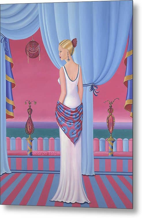 Sharon Tatem Fashion LLC – wholesale Art print – Perfume - Metal Print0