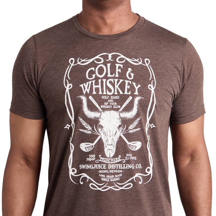 T-Shirt de Golfe & Uísque por atacado de SwingJuice