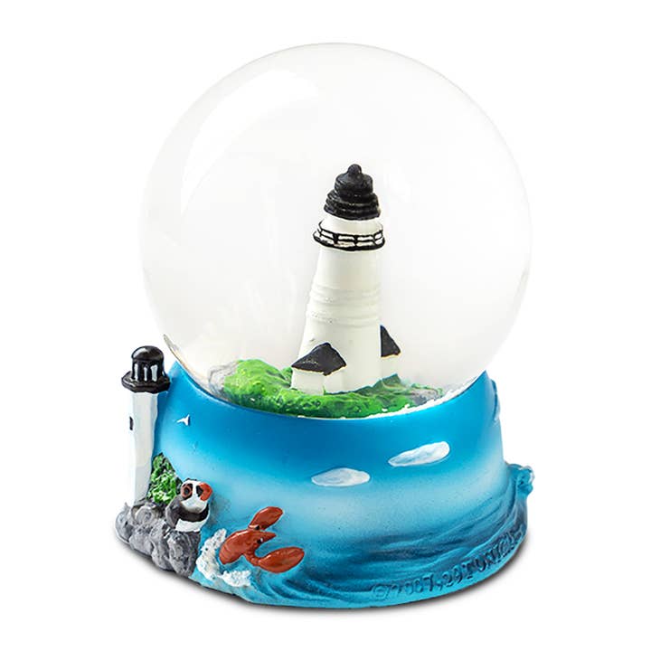 Animals Forever, Inc - Wholesale Snow Globe - Lighthouse 65mm Snow Globe {Requires namedrop, customize}
