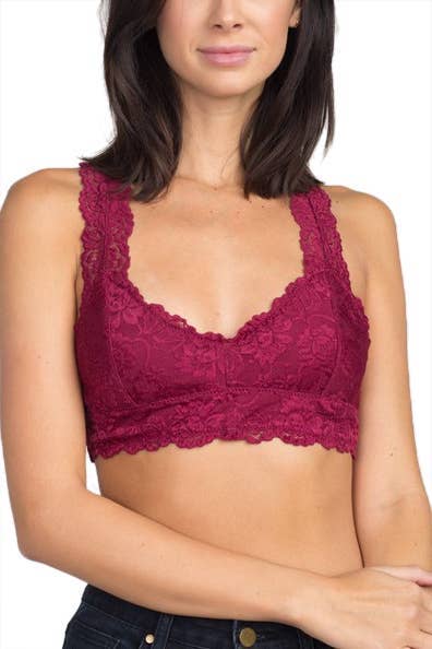 Vanilla Monkey – Bralette - Mulher por atacado – Bralette com costas nadador de renda5