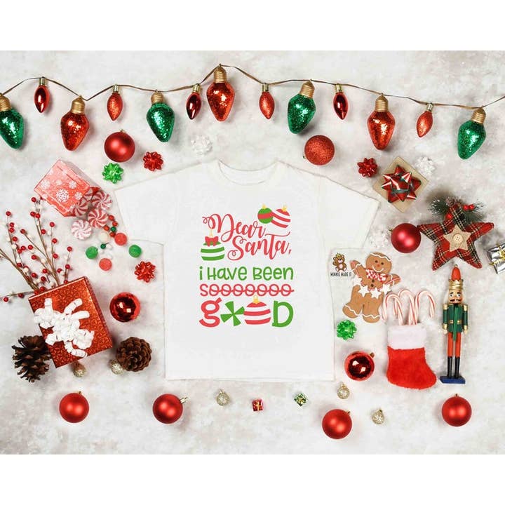 Querida Santa I've Ban Soo Good Toddler Camisa para venta al por mayor de Minnie Made It