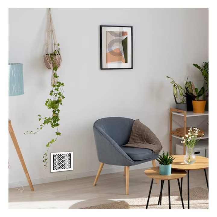 8 ”x10" lufttillförsel Vent med avtagbar stål Louver för wholesale av Registers and Hardware Hub Inc.