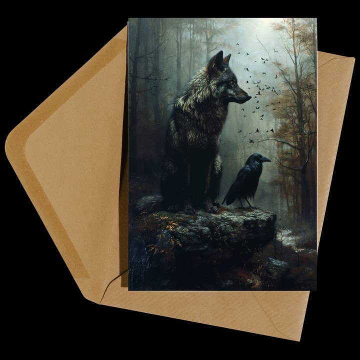 Ye Curiosity Shoppe - Wholesale Everyday Greeting Card - Witch Familiar Greeting Cards
