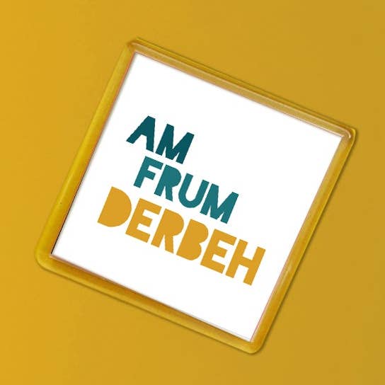 Derbeh - Derby Place Name Fridge Magnet for wholesale by Dukki Gifts