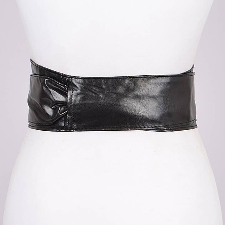3AM BY H&D ACCESSORIES - Wholesale Belt - Women's - Faux Leather Tie Up Belt.