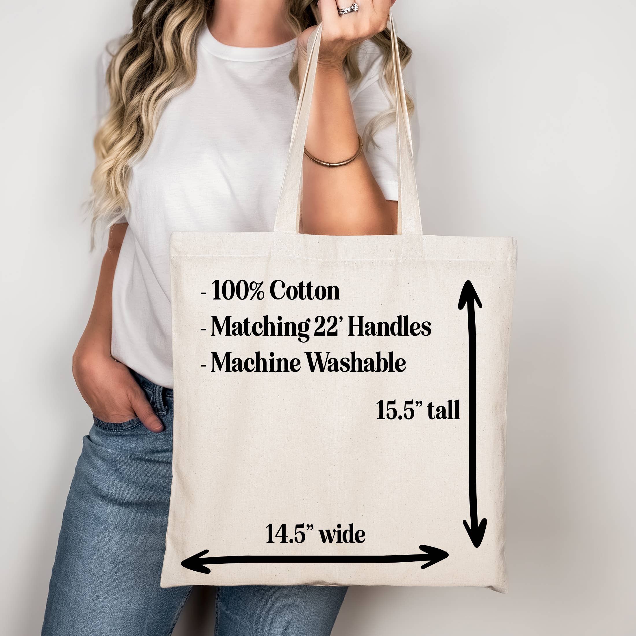 Nobullwoman Apparel - Vente Tote bag – femme - Sac fourre-tout en coton PERSONNALISÉ pour petites entreprises9