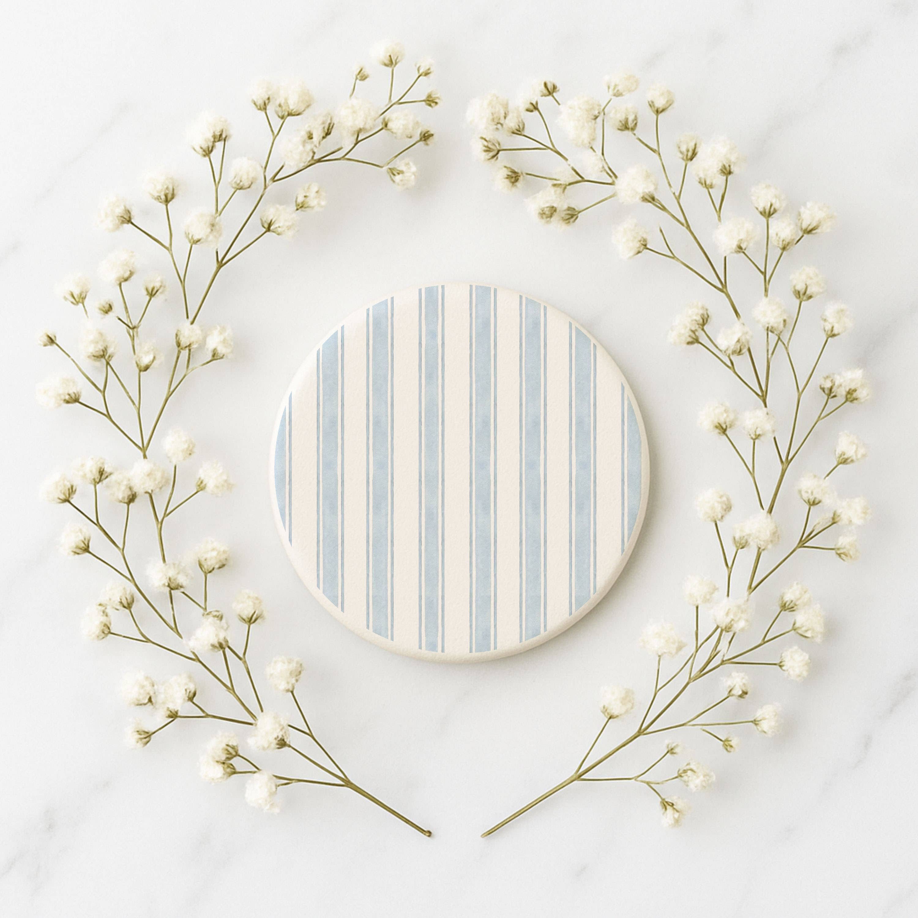 Gia Roma - Wholesale Decorative Tabletop Object - Blue Country Coaster Elegant Grandmillennial Blue Home Decor18