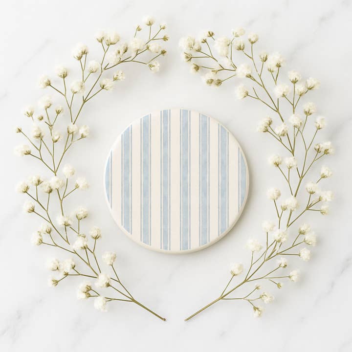 Gia Roma - Wholesale Decorative Tabletop Object - Blue Country Coaster Elegant Grandmillennial Blue Home Decor18