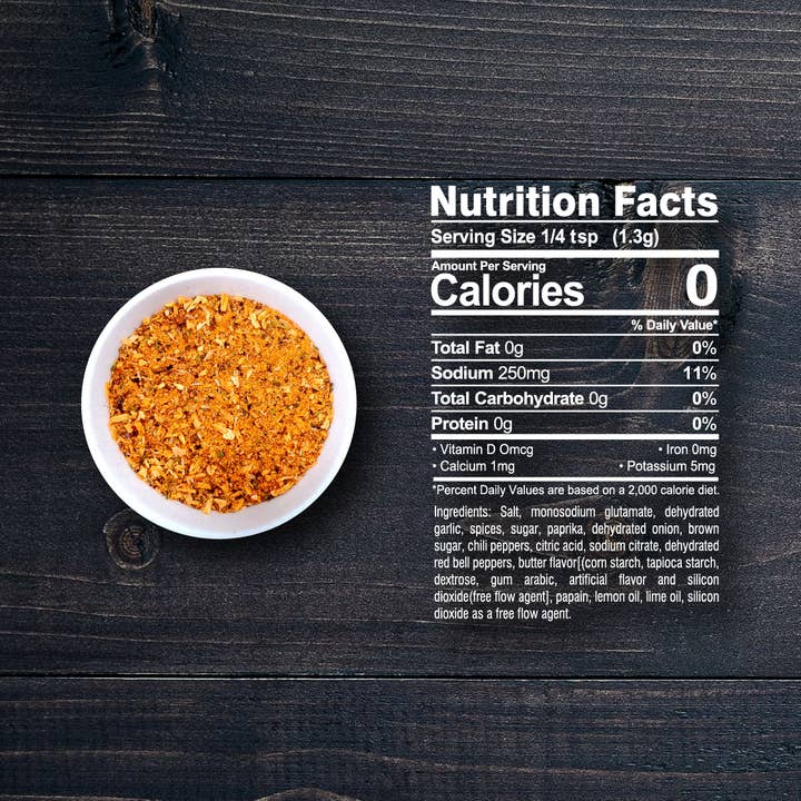 2 Gringos Chupacabra - Vendita all'ingrosso Mix di spezie secche - Special Blend - Condimento speziato al lime per frutti di mare1