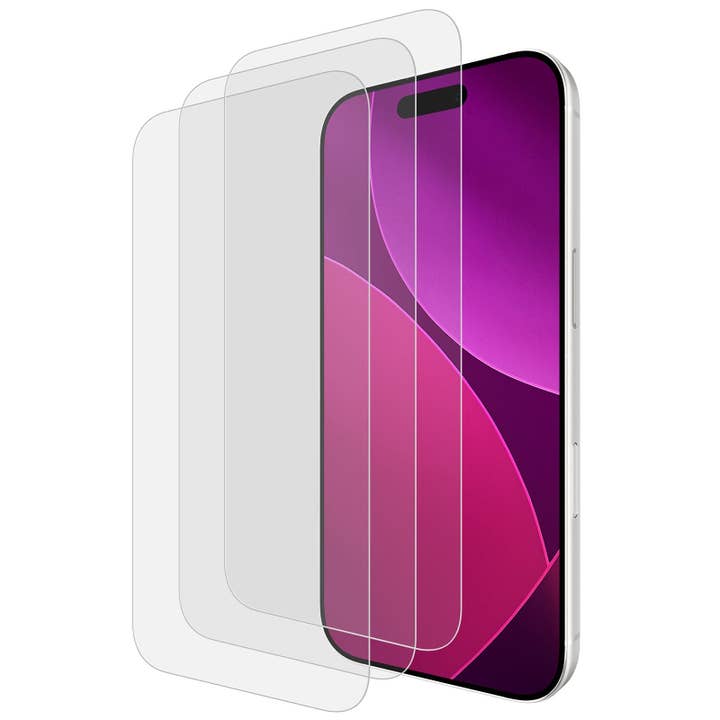 Clear Easy Apply Glass Screen Protector 3 Pack - iPhone 17 Pro Max for wholesale on Faire