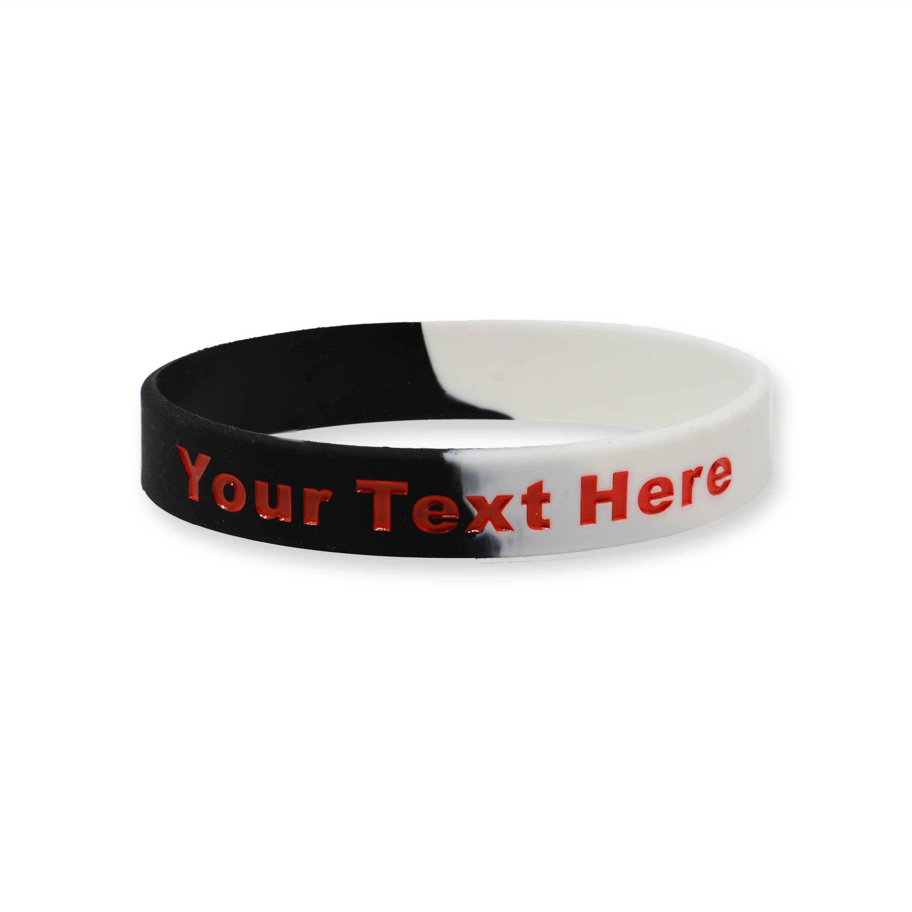 RapidWristbands – Engroshandel Armbånd - Unisex – 100 Pack - Split - Custom Ink Injected Silicone Armbånd26