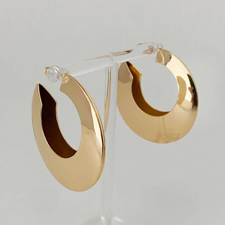 Ellison+Young - Wholesale Hoop Earrings - Light And Modern Hoop Earrings