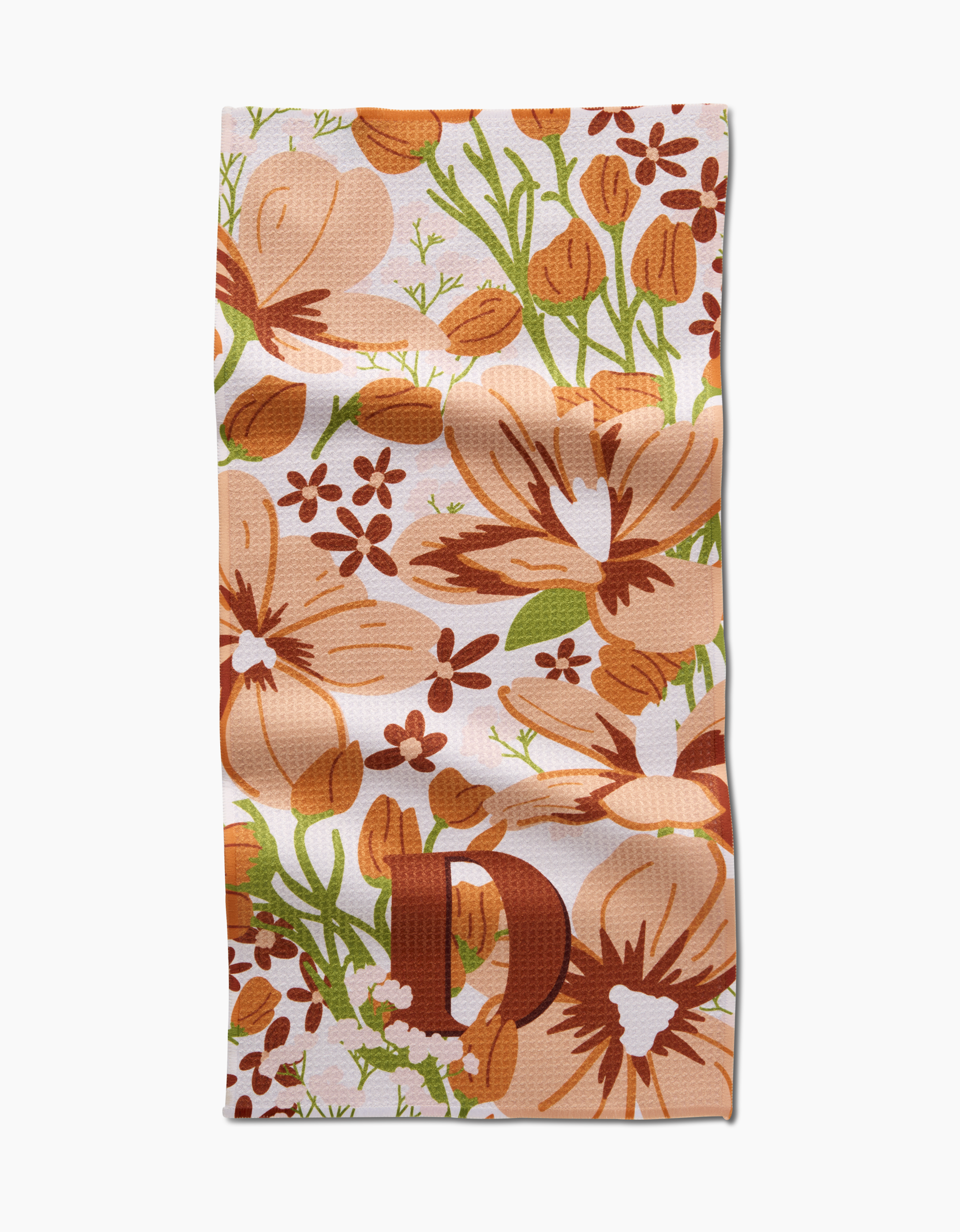 Geometry - Wholesale Tea Towel - Geometry Monogram Floral Bar Towel7