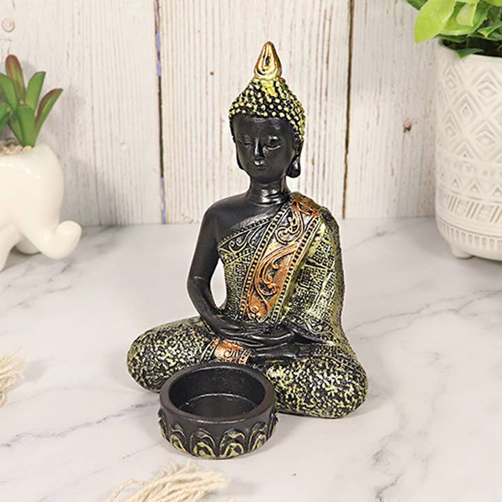 Portavelas Buda | Portavelas Buda para venta al por mayor de Natures Artifacts Inc
