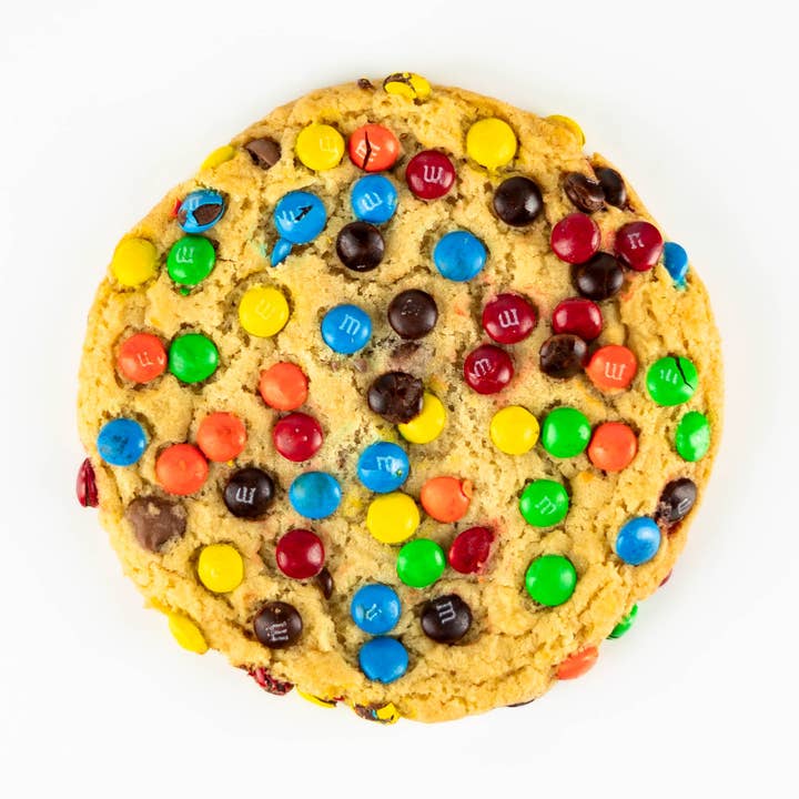 M&M® Mic Drop Cookie for wholesale by Breauxdoo Bakery