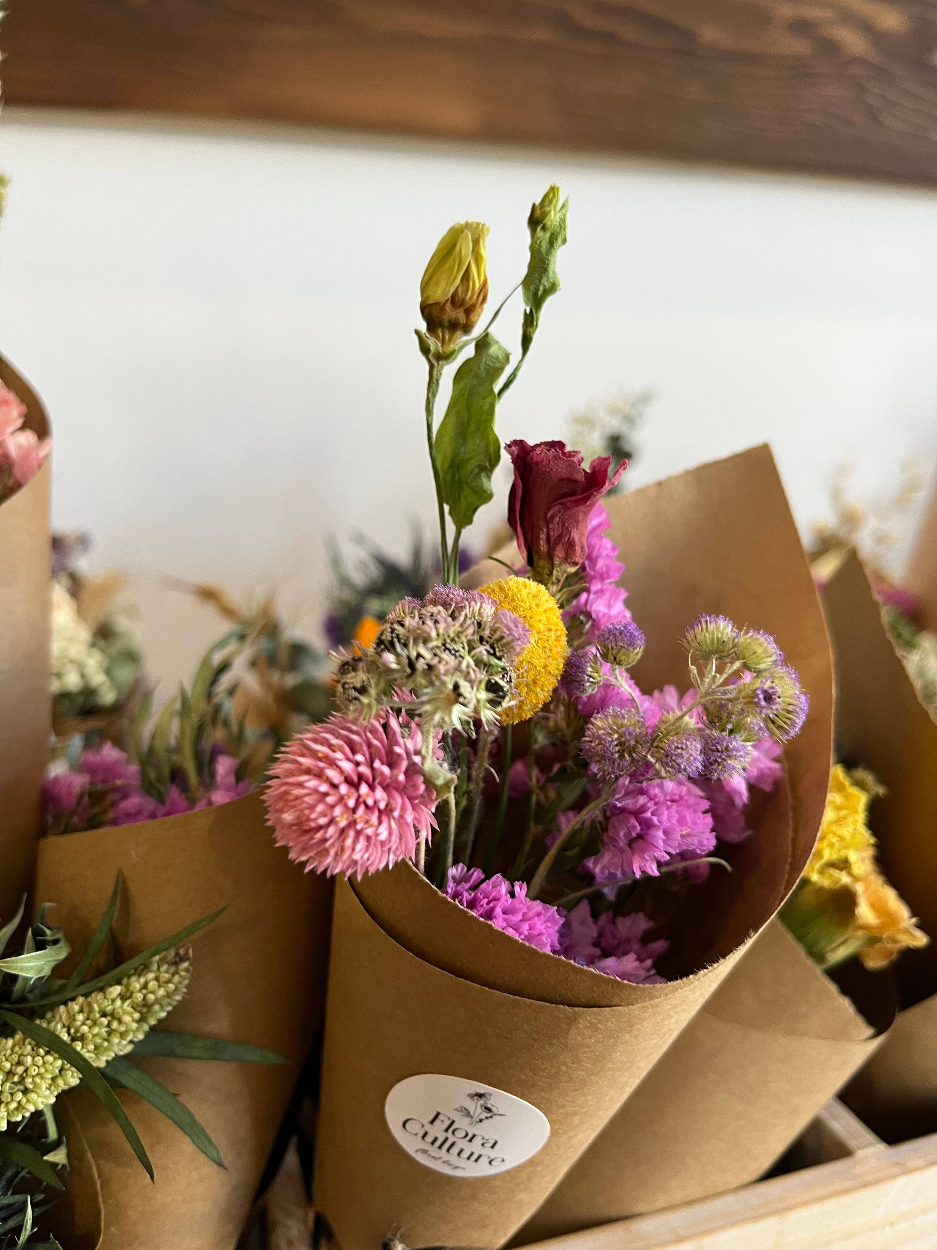 Flora Culture - Venta al por mayor Flores secas/prensadas - Mini ramo seco2