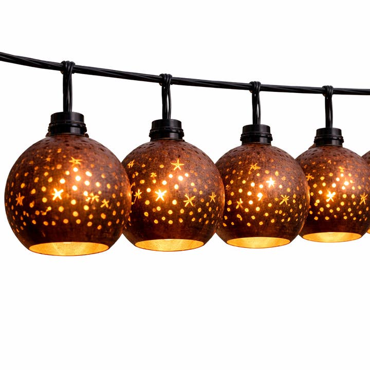 Coconut Bistro Patio Light Hand Carved In Bali For Patio for wholesale by Ubud Glass