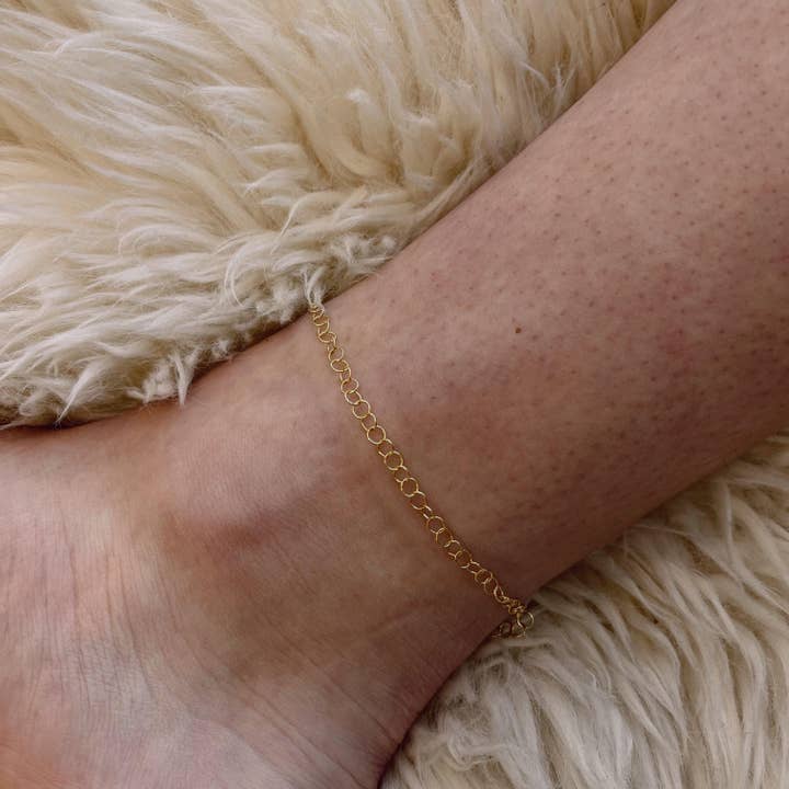 Moon Anklet for wholesale by Nashelle Jewelry