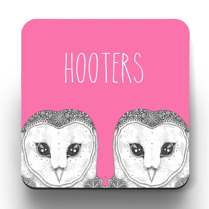 Coaster - Hooters for wholesale by Little Dot Creations