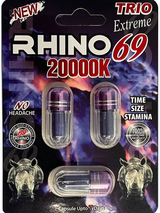 Rhino69 20000k Trio Extreme for engroshandel hos Simply Alpha Supplements