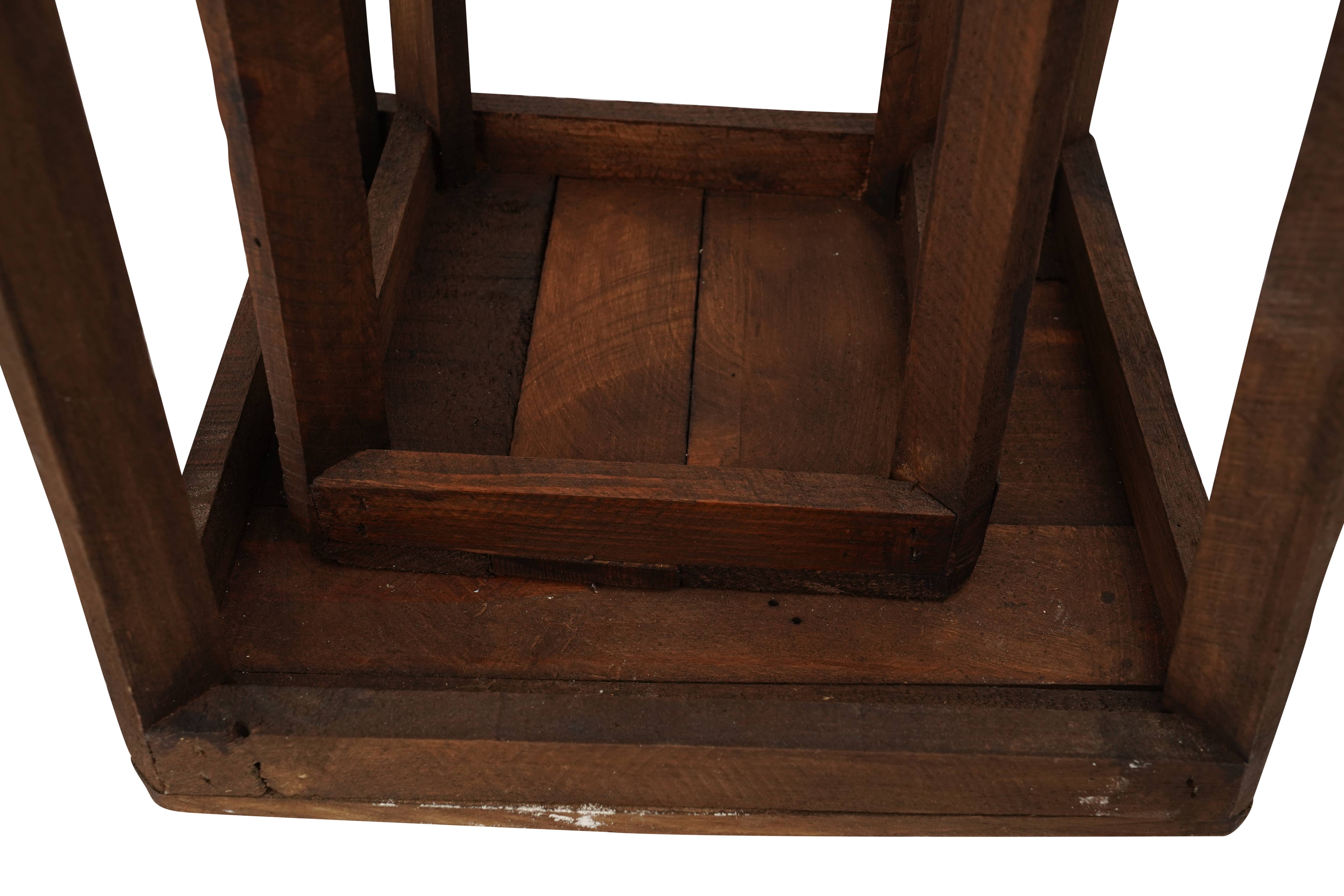 My Amigos Imports – Großhandel Laterne – Baldachin Farmhouse Holzlaterne, Wohnkultur, rustikal, braun, groß2