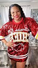 SJ NOLA LLC - Wholesale Athletic Dress - Women's - KC Chiefs Sequin Dress2